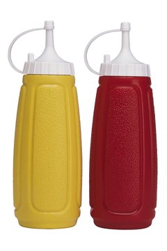 Comstock/Comstock/Getty Images Ketchup and mustard have some nutritional value.