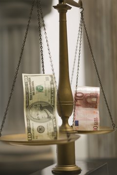 Comstock Images/Stockbyte/Getty Images A strong currency can inhibit exports and slow an economy.
