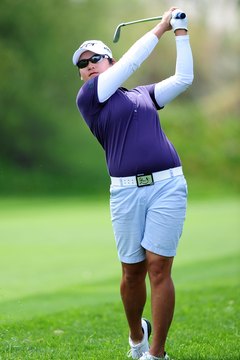 Taiwan native Yani Tseng takes a swing at the 2012 Kia Classic.