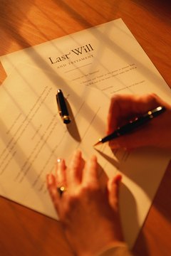 Stockbyte/Stockbyte/Getty Images Changing your will after legal separation may not be enough.