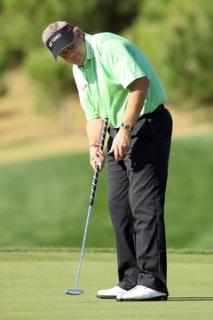 Belly putters are popular with players who are having trouble maintaining a steady stroke.