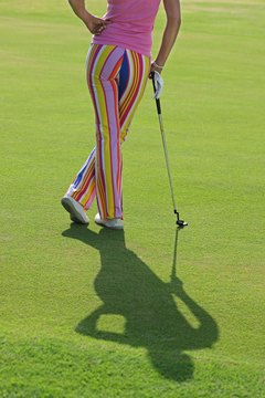 Visage/Stockbyte/Getty Images A strong lower back can help your golf game.