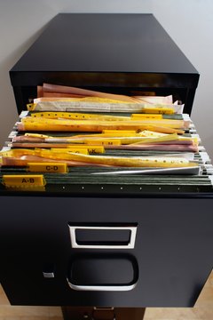 Open Filing Cabinet Drawer