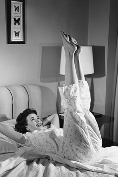 Stockbyte/Retrofile/Getty Images Start your workout before getting out of your pajamas.