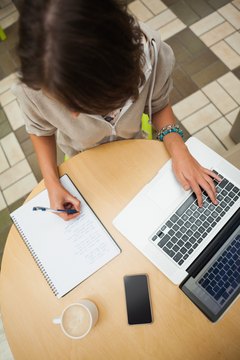 Taking notes helps synthesize information.