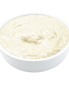 Thomas Northcut/Photodisc/Getty Images Hummus is typically high in fat.