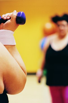 Digital Vision./Digital Vision/Getty Images Exercise can be tricky for people carrying around extra weight.