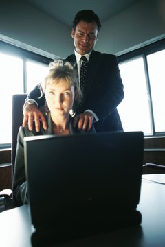 John Foxx/Stockbyte/Getty Images Do not tolerate workplace harassment.