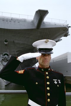 Creatas/Creatas/Getty Images Marines may leave the service honorably with an administrative discharge.