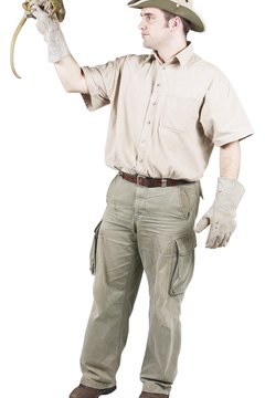 A park ranger's responsibilities may include running educational programs in a nature center.