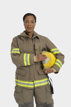 Jupiterimages/Creatas/Getty Images Firefighters serve their communities in important ways.