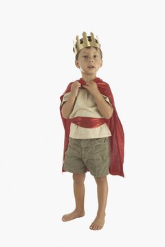 Let one of the kids act out the tale of the blackbird pie-loving king.