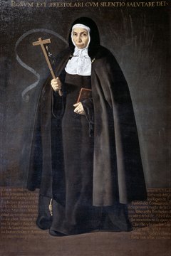 This nun is wearing a Benedictine habit.