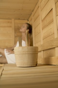 Jupiterimages/Creatas/Getty Images A sauna can be both healthful and harmful.