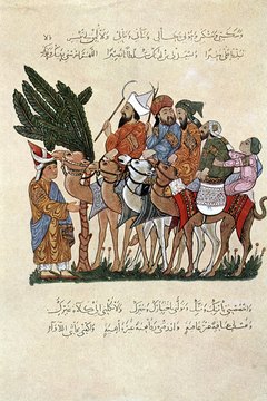 Most trade at this time was conducted using camels.