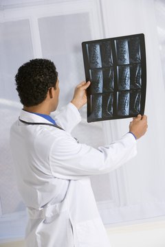 Jupiterimages/Creatas/Getty Images Vets use X-rays to accurately diagnose injuries.