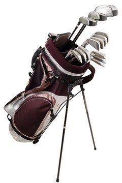 Golf bag organizers help separate woods, irons and wedges.