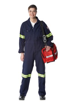PhotoObjects.net/PhotoObjects.net/Getty Images Some departments give EMTs an allowance to buy shoes or boots.
