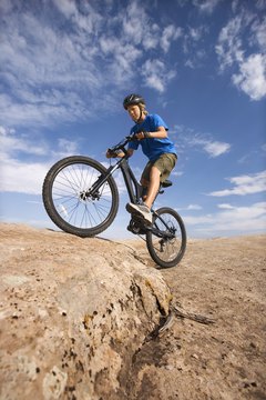 Jupiterimages/Comstock/Getty Images Biking uses isometric strength.