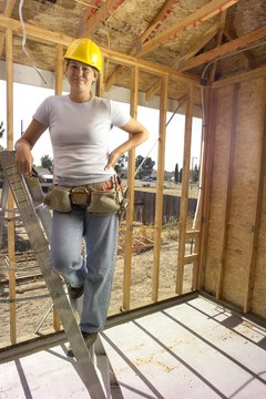Brand X Pictures/Brand X Pictures/Getty Images Carpentry is an uncommon but viable career choice for women.