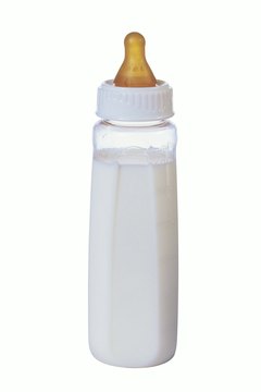 Children may be asked to identify the picture showing what babies drink out of.