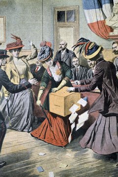 The right to vote in the U.S was eventually extended to women and minorities.
