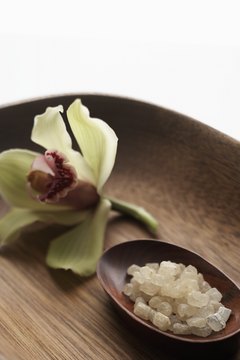 Thomas Northcut/Digital Vision/Getty Images Sea salt has just as much sodium as table salt.