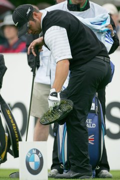 Golf shoe spikes can get stuck and require a little extra effort to remove and replace.