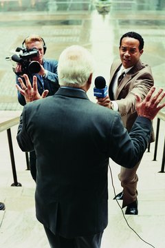 Digital Vision./Digital Vision/Getty Images As a reporter you are responsible for traveling to the news source and interviewing key sources.