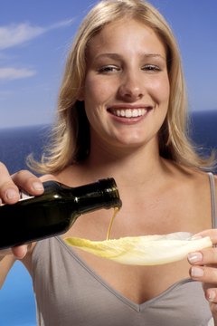 Pixland/Pixland/Getty Images Flaxseed oil can be drizzled over fresh vegetables or salad in place of dressings.