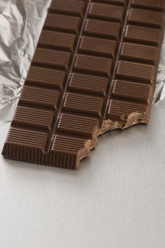 Thinkstock Images/Comstock/Getty Images Chocolate is high in carbohydrates.