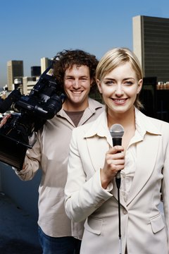 Mass communications majors can work as reporters and journalists.