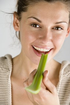 Adam Gault/Photodisc/Getty Images Even if you're on a low-carb diet, celery won't drastically up your carb intake.