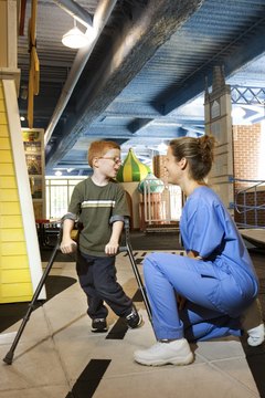 Jupiterimages/Comstock/Getty Images Working with disabled children can be very emotionally fulfilling.