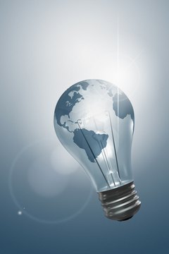 Jupiterimages/Comstock/Getty Images Creative ideas light up the business world.