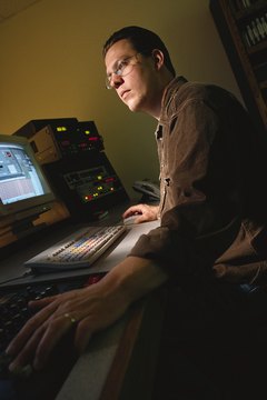 Photodisc/Photodisc/Getty Images Editing documentary footage requires a sense of storytelling.