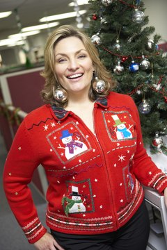 BananaStock/BananaStock/Getty Images Celebrate the holidays with team-building exercises.