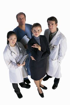 Comstock/Comstock/Getty Images A director of radiology is a high-level healthcare administrator who oversees the use of X-rays, ultrasound, MRIs and radiation therapy.