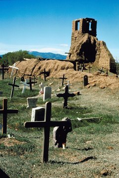 The Navajo perform both traditional and Christian burial practices.