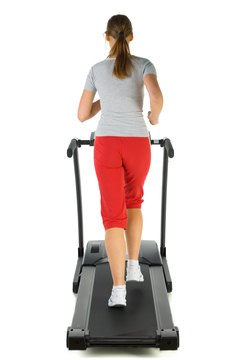 Jupiterimages/Photos.com/Getty Images Count on the treadmill for glute toning.