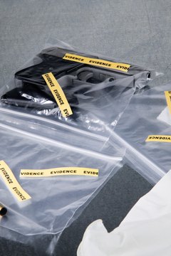 Forensic criminology students learn how to properly handle crime scene evidence.