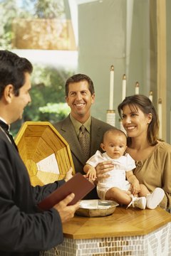 Infant baptism is common in the United Methodist Church.