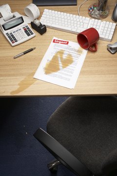 Martin Poole/Stockbyte/Getty Images A dirty office can make your business seem unprofessional -- or worse -- can be a health hazard.
