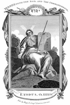 The Jews believe that God delivered the Ten Commandments to Moses.