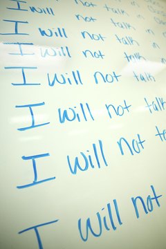 Starting each sentence with