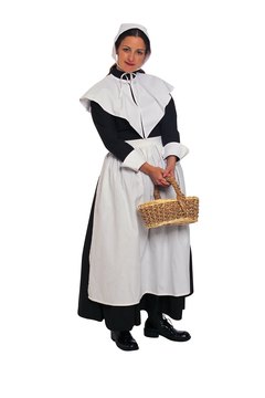 Simple clothes can be turned into colonial costumes.