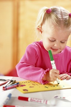 Rectangle crafting projects can help a youngster learn about shapes.