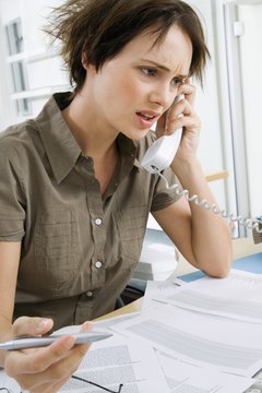 Pixland/Pixland/Getty Images Talking with strangers over the phone isn't always easy.