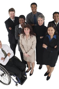 Hemera Technologies/PhotoObjects.net/Getty Images Celebrating diversity in the workplace creates a more productive working environment.