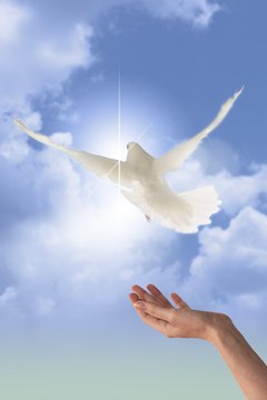The Holy Spirit is often symbolized by a dove.